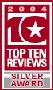 Top 10 Review銀牌獎