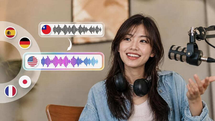 AI 語音翻譯：輕鬆將影片自動翻譯配音，威力導演助您打破語言藩籬