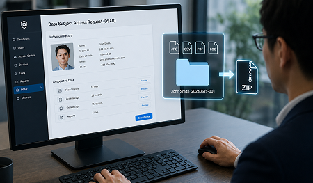 Watch up to 9 cameras live with a real-time face-event panel. Add-On
